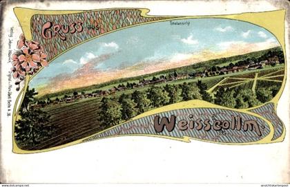 Passepartout CPA Weißkollm Lohsa Oberlausitz, Gesamtansicht