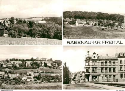 Rabenau Sachsen Panorama Strassenpartie