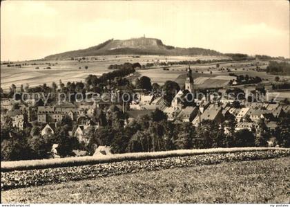 Schlettau Erzgebirge Ortsansicht mit Kirche