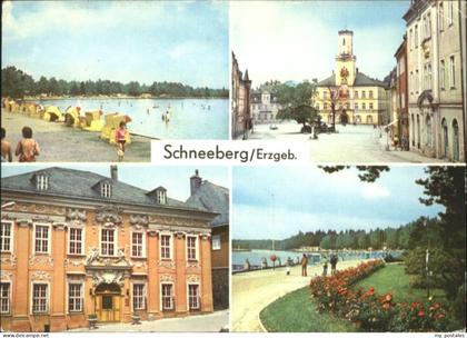 Schneeberg Erzgebirge Schneeberg Waldstrandbad Filzteich