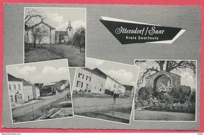 Ittersdorf - Saar - Kreis Saarlouis : AK mit 4 kleinen Ansichten.