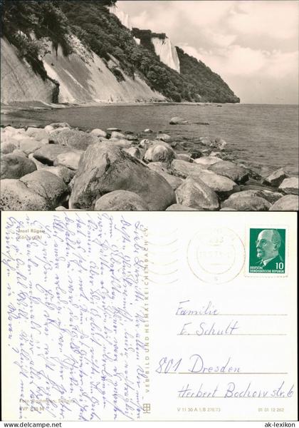 Ansichtskarte Stubbenkammer-Sassnitz Saßnitz Königsstuhl 1973