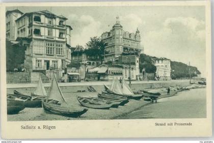Sassnitz Ostseebad Ruegen Sassnitz Strandpromenade