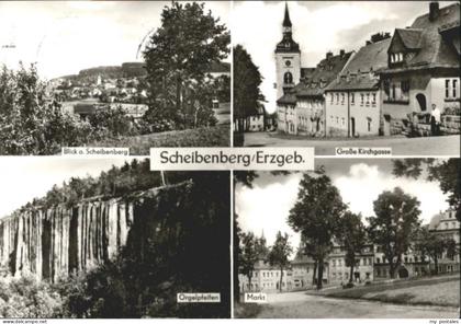 Scheibenberg Kirchgasse Orgelpfeifen Markt