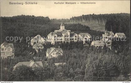 42468653 Schierke Harz Barenberg Kurhotel Waldpark Villenkolonie Schierke Harz