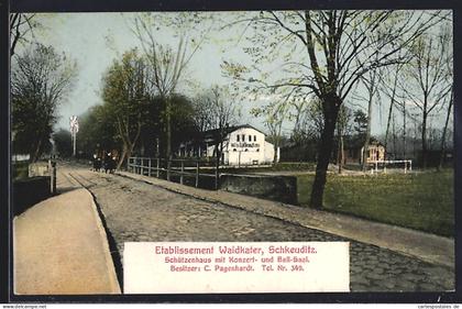 AK Schkeuditz, Gasthaus Etablissement Waldkater