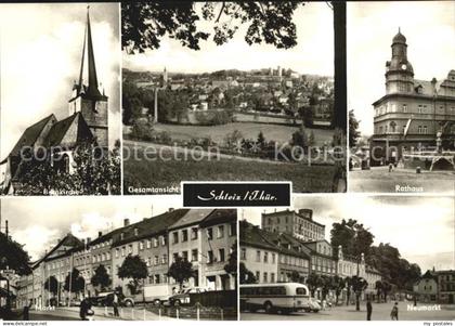 Schleiz Bergkirche Rathaus Markt
