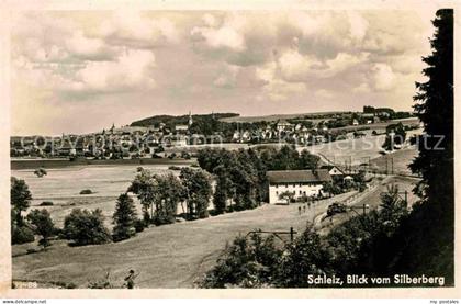 Schleiz Thueringen Panorama Silberberg