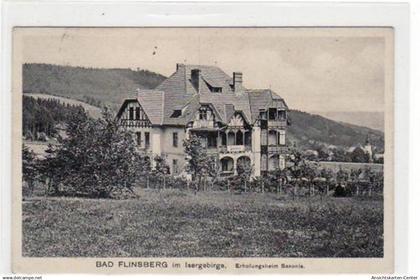 39073015 - Bad Flinsberg / Swieradów-Zdrój, Kreis Loewenberg / Lwówek Slaski mit Erholungsheim Saxonia gelaufen, 1933.
