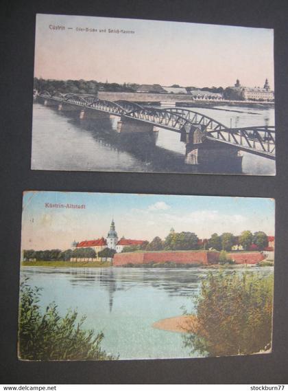 KÜSTRIN   ,  2 schöne Karten