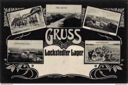 CPA Hohenlockstedt, Totalansicht, Kommandantenhaus, Geschützpark, Kasino