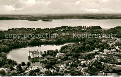 Gluecksburg Ostseebad Fliegeraufnahme mit Schloss Gluecksburg
