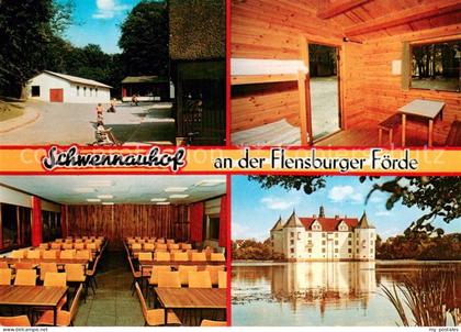 Gluecksburg Ostseebad Jugenderholungsstaette Schwennauhof Speisesaal Gluecksburg