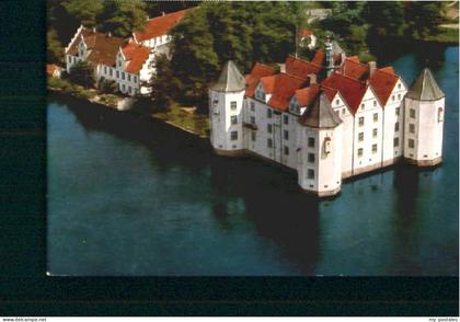 Gluecksburg Ostseebad Schloss Gluecksburg Fliegeraufnahme x 1985