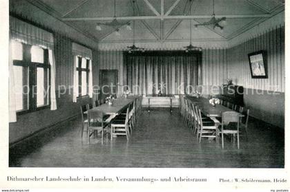 Lunden Holstein Dithmarscher Landesschule Versammlungs- und Arbeitsraum Photo W.