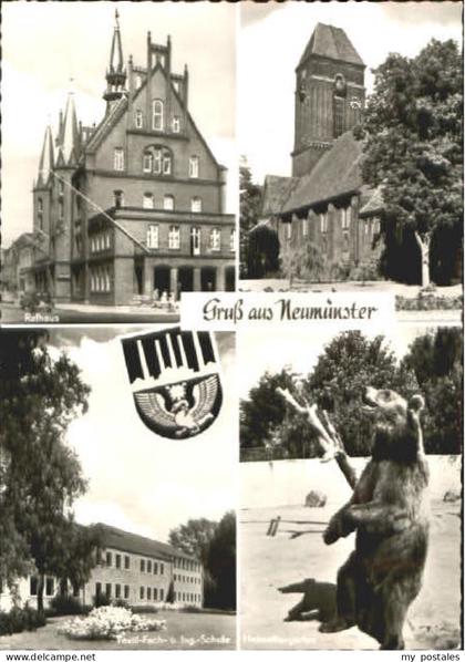 Neumuenster Schleswig-Holstein Neumuenster Baer ungelaufen ca. 1965