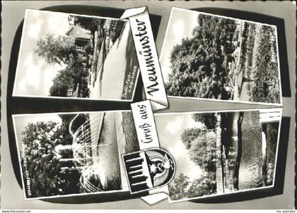 Neumuenster Schleswig-Holstein Neumuenster Teich Schule Park x 1967