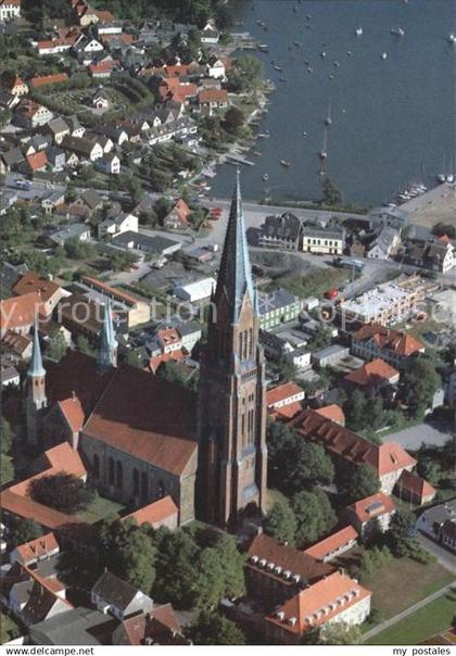 Schleswig Schlei St Petri Dom zu Schleswig Fliegeraufnahme