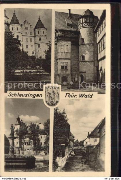Schleusingen Schloss Teilansichten