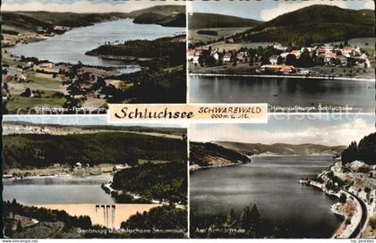 Schluchsee Panorama Seebrugg Staumauer Partie am Schluchsee