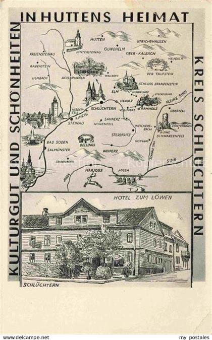 Schluechtern Hessen Hotel-zum-Loewen Kreis-Schluechtern Huttens-Heimat Schloss-B