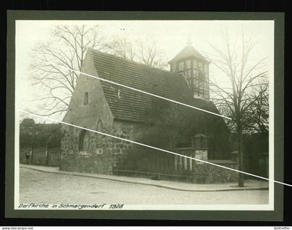 orig. Foto 1928 Blick auf die Kirche Dorfkirche in Berlin Schmargendorf Wilmersdorf Berlin