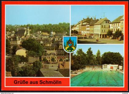 F4043 - TOP Schmölln Freibad - Bild und Heimat Reichenbach Qualitätskarte