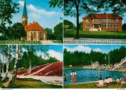 Schneverdingen Kirche Schwimmbad Rathaus