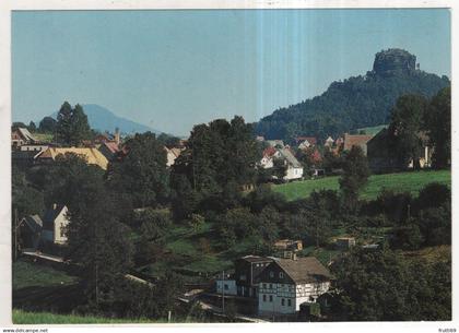 AK 241055 GERMANY - Blick auf Schöna mit Zirkelstein