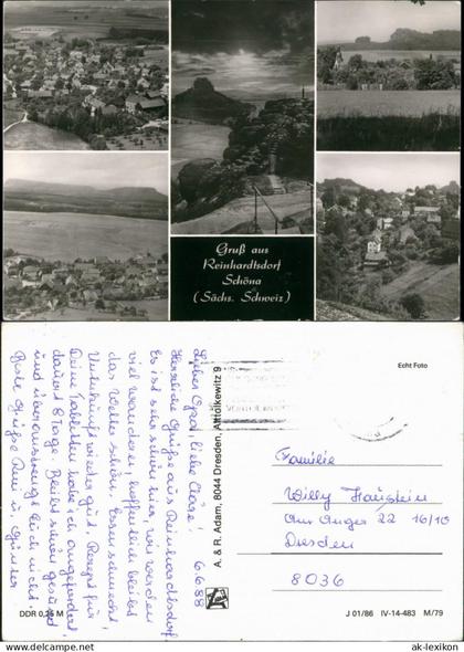 Reinhardtsdorf-Reinhardtsdorf-Schöna MB Stadtansichten Stimmungsbild 1979
