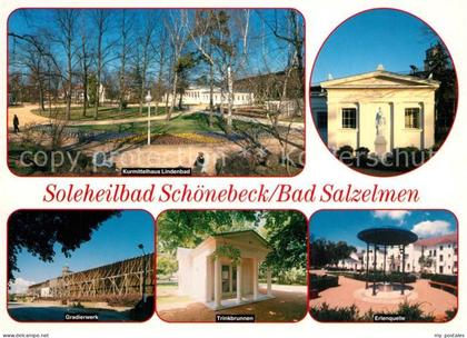 Schoenebeck Elbe Soleheilbad Kurmittelhaus Gradierwerk Trinkbrunnen Erlenquelle