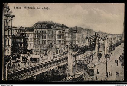 AK Berlin-Schöneberg, Hochbahn Bülowstrasse