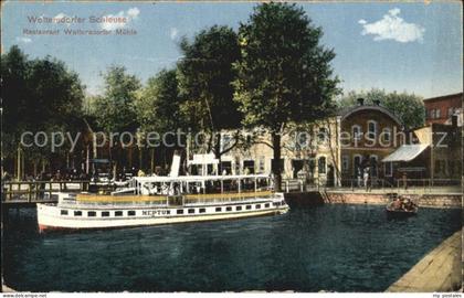 Waltersdorf Koenigs-Wusterhausen Schleuse Neptun Schiff