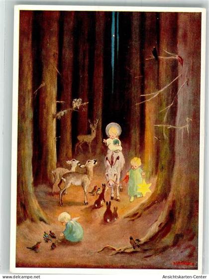 38155316 - Weihnachten In der hl. Nacht Nr. 4373 Verlag Josef Mueller