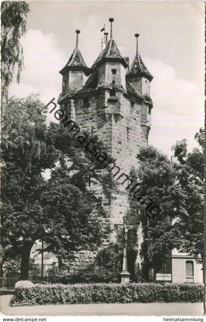 Schwäbisch Gmünd - Fünfknöpflesturm - Foto-AK - Verlag Franckh Stuttgart