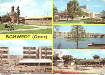 Schwedt Franzoesische Kirche Stadtapotheke Kaufhalle Friedrich-Engels-Strasse