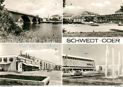 Schwedt Oder Oderbruecke Kaufhalle am Centra Kaufhalle Marchlewskiring Centrum K