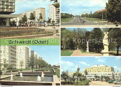 Schwedt Platz der Befreiung Leninallee Park Kulturhaus