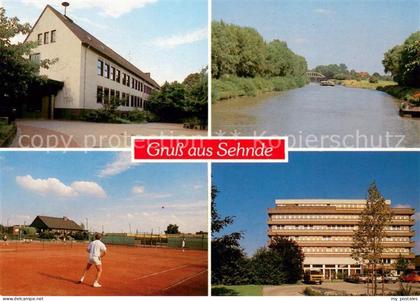 Sehnde Institut Mittellandkanal Tennisplatz Wohnblock