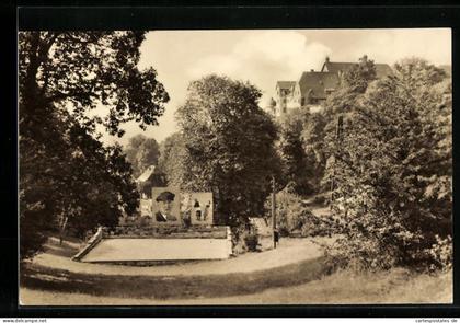 AK Beichlingen /Kr. Sömmerda, Zentrales Pionierzeltlager, Freilichtbühne