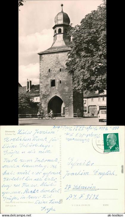 Ansichtskarte Sömmerda Erfurter Tor 1970