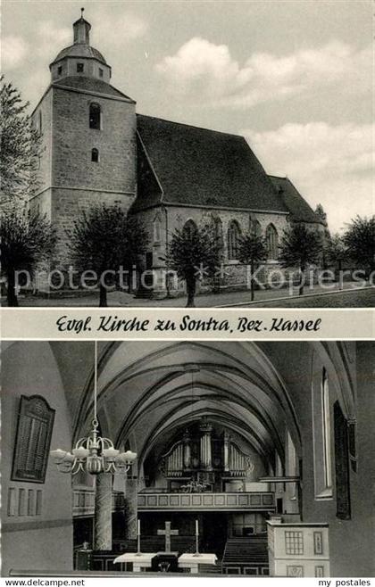 Sontra Werra-Meissner-Kreis Hessen Evangelische Kirche Innenansicht Orgel