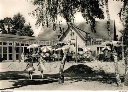 Klausdorf Mellensee HO Strandgaststaette Terrasse