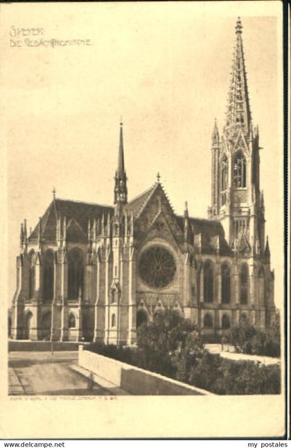 Speyer Rhein Speyer Kirche ungelaufen ca. 1900