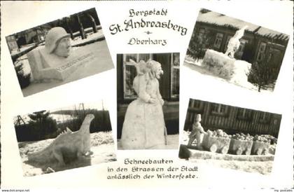 St Andreasberg Harz St Andreasberg Schneebauten