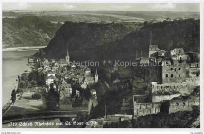 Rheinfels Burgruine Sankt Goar Rheinland-Pfalz Schloss Rheinfels mit St Goar