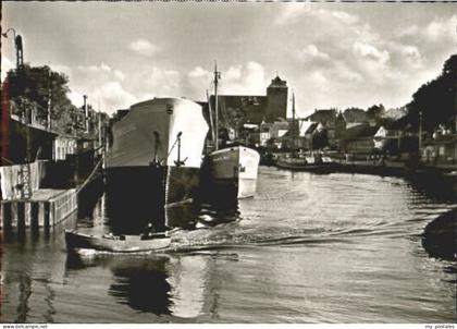 Stade Niederelbe Stade Hafen ungelaufen ca. 1965