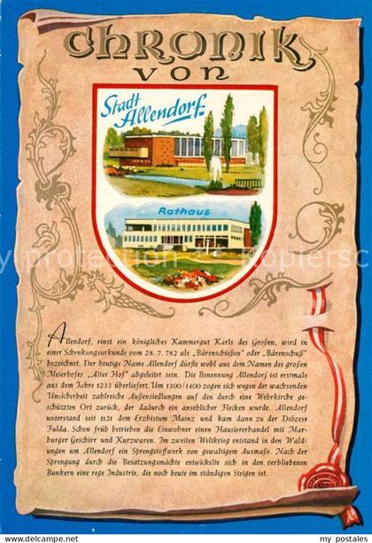 Stadtallendorf Rathaus Chronik Siegel Wappen