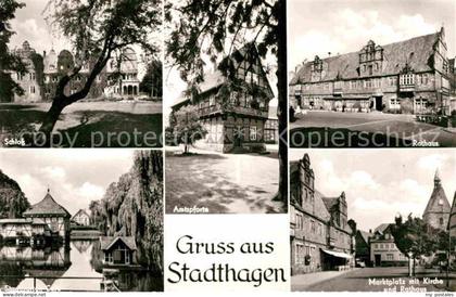 Stadthagen Rathaus Schloss Marktplatz Amtspforte