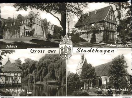 Stadthagen Schloss Amtspforte St. Martini-Kirche
